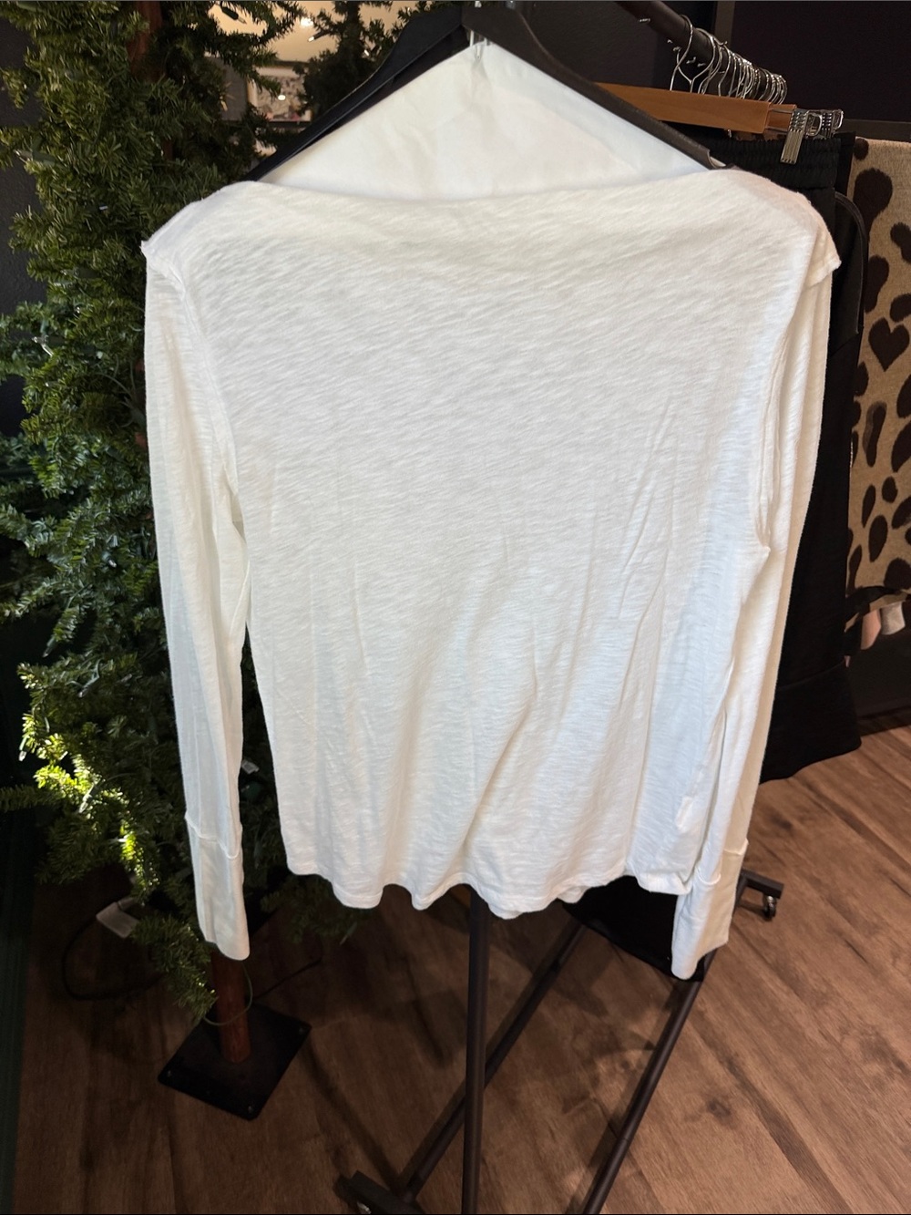 We The Free - Classic White Long-Sleeve Tee